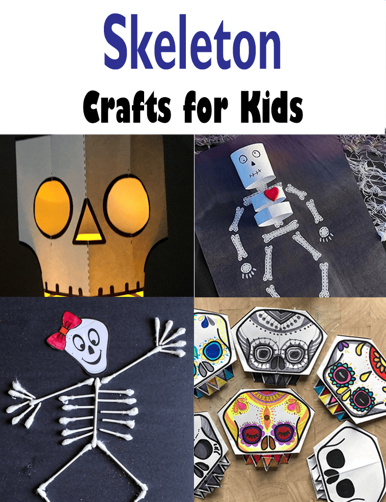 skeleton crafts for kids