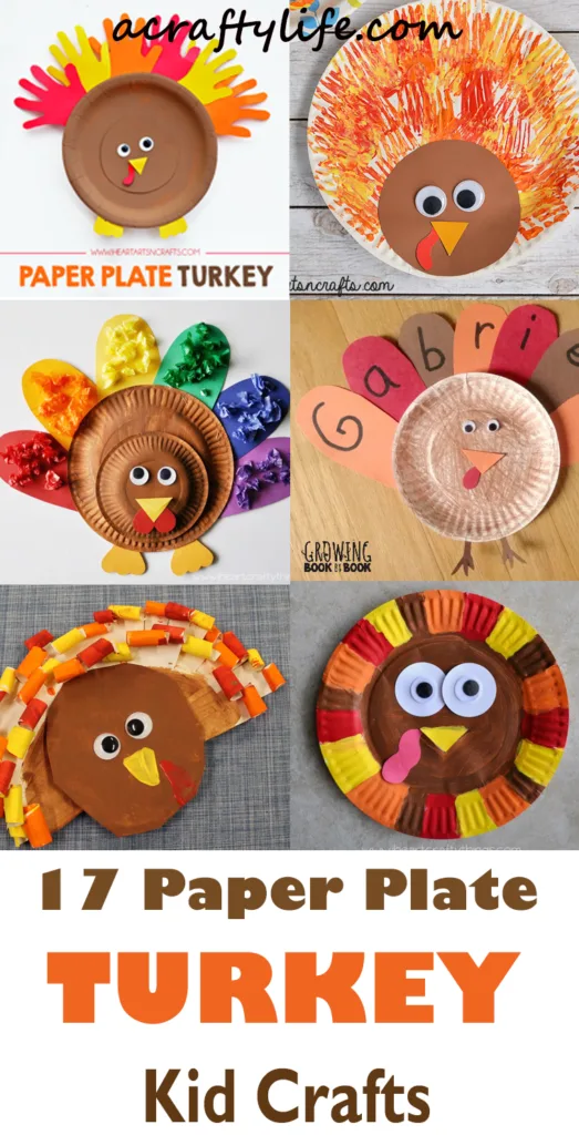 paper plate turkey crafts