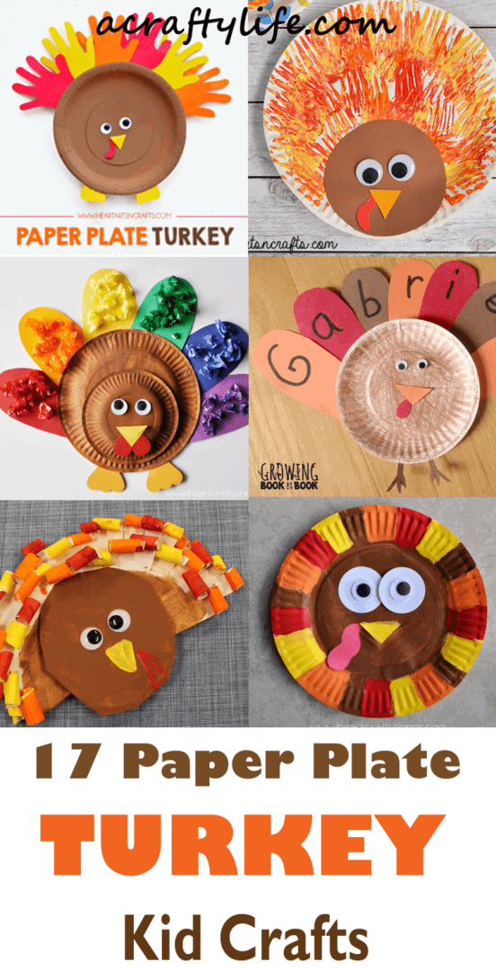 17 Easy Paper Plate Turkey Crafts Thanksgiving Craft Ideas A Crafty Life
