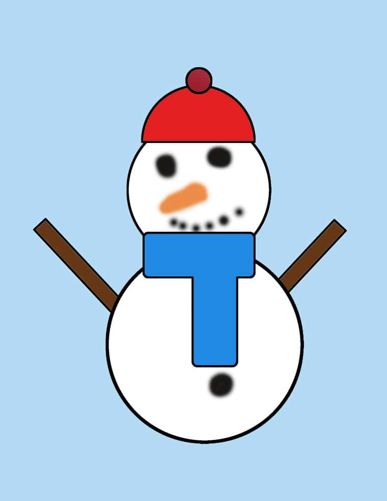 build a snowman craft