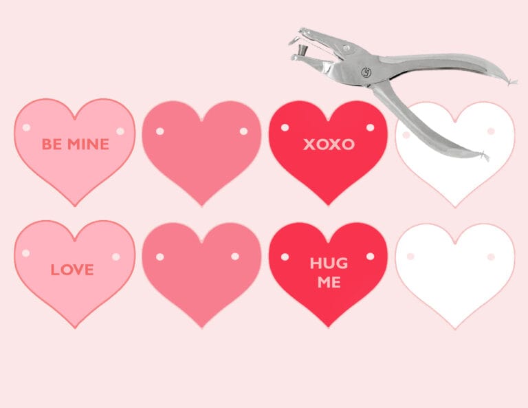 Free Printable Heart Garland: Easy DIY Valentine's Day Craft - A Crafty ...
