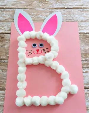 letter b bunny craft