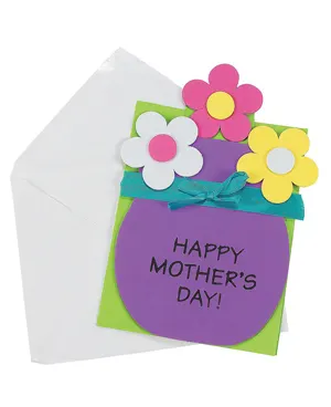 Mother's Day card craft for kids