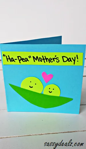 Mother's Day card craft for kids