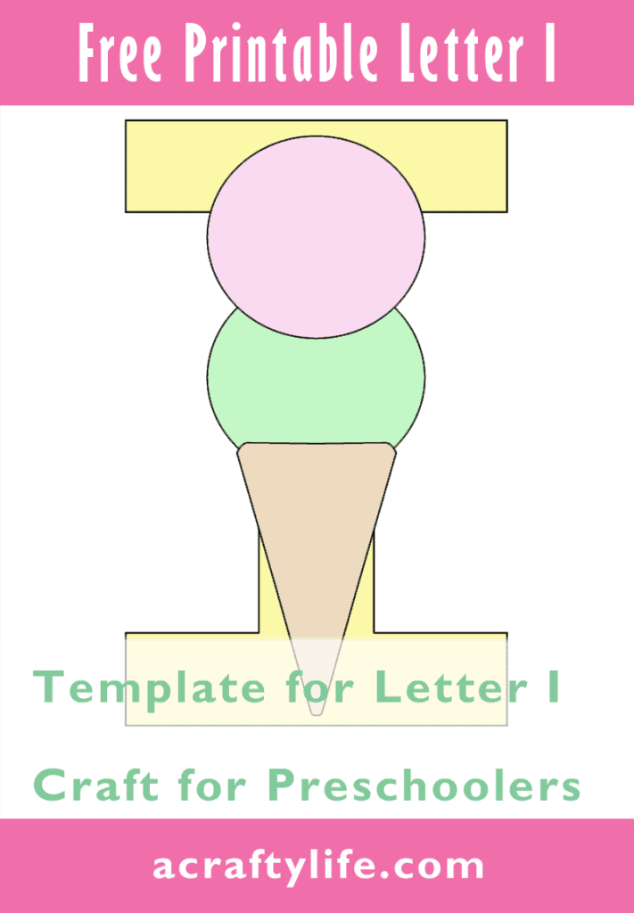 I is for Ice cream cone craft