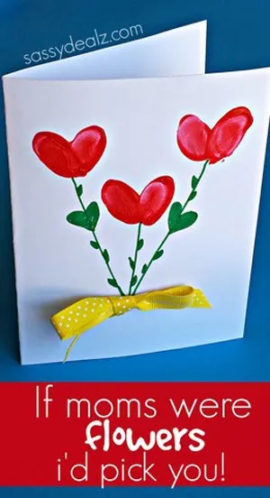 Mother's Day card craft for kids