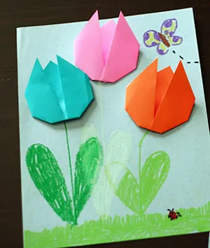 Mother's Day card craft for kids