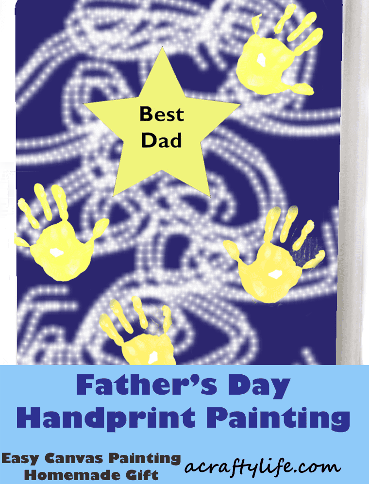 father's day painting homemade gift