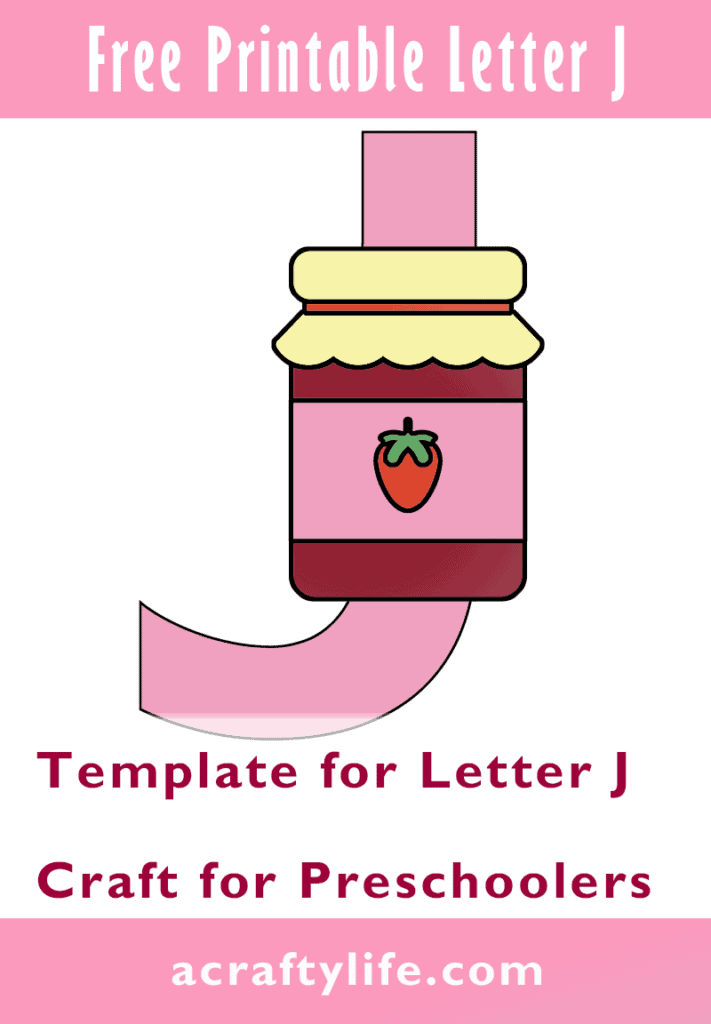 j is for jam letter craft preschool