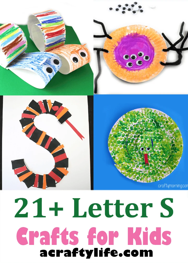 letter s arts and crafts for preschoolers