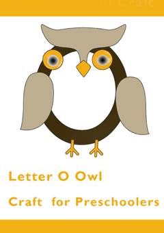printable letter o is for owl preschool craft