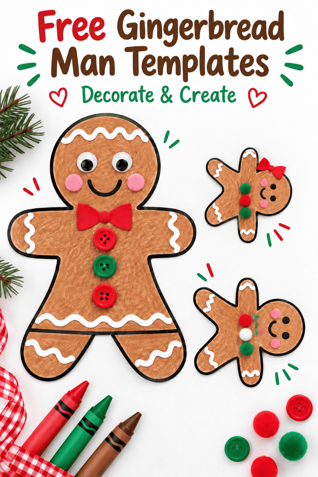 gingerbread man template